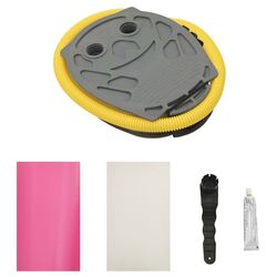 Rulou gonflabil pentru yoga VidaXL 92715 120x75 (Pink) Thumb