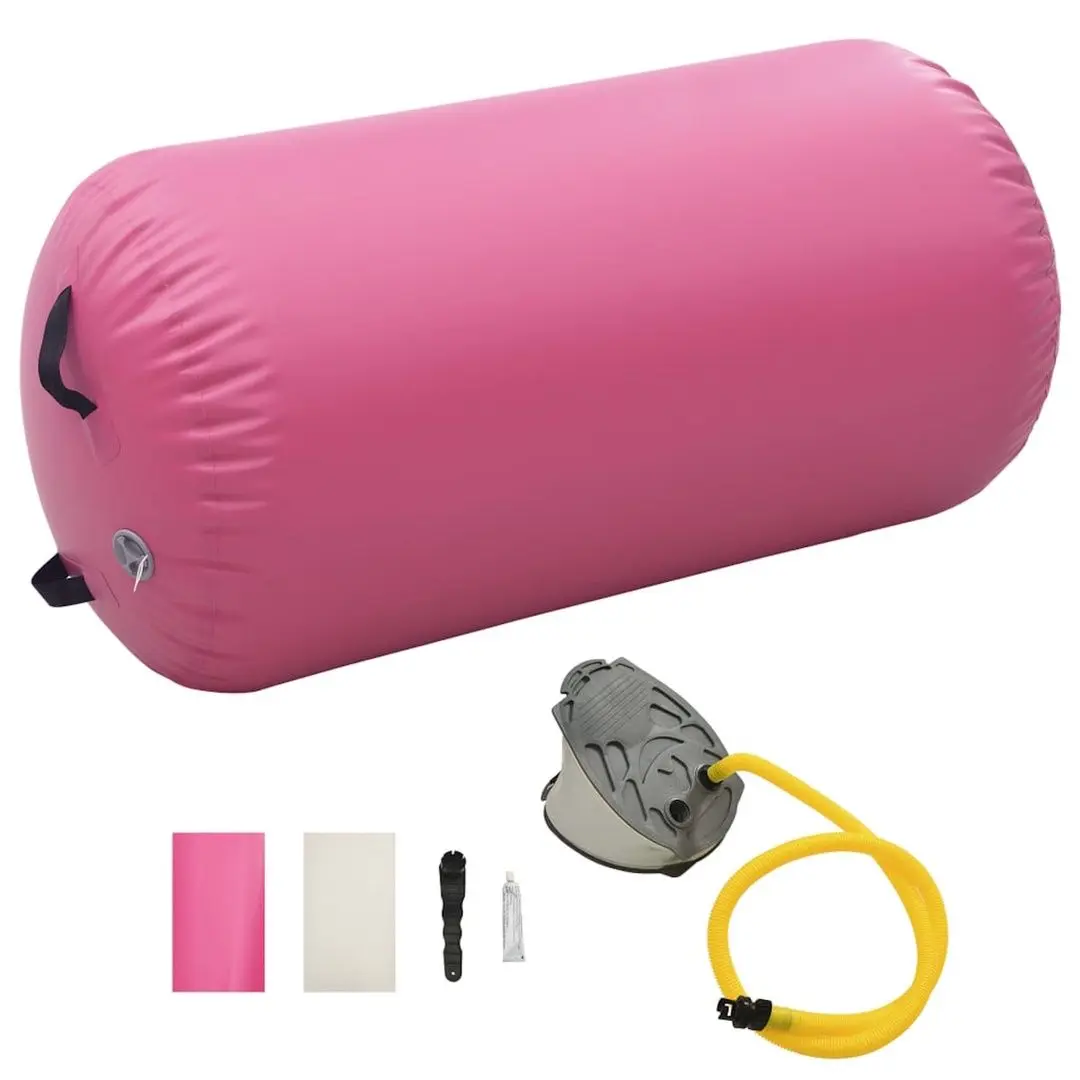 Rulou gonflabil pentru yoga VidaXL 92715 120x75 (Pink)