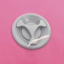 Rulou gonflabil pentru yoga VidaXL 92718 120x90 (Pink) Thumb