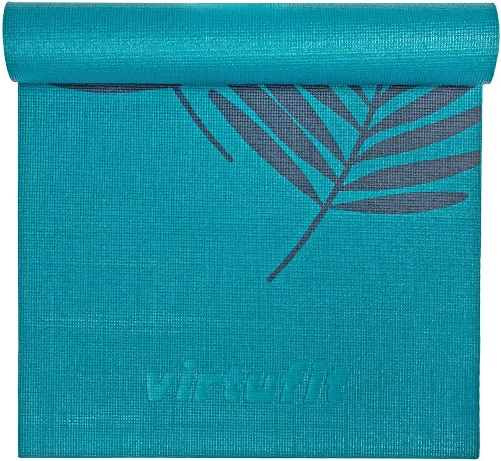 Covoraș pentru yoga VirtuFit Premium VF01050 (Ocean Green Forest)