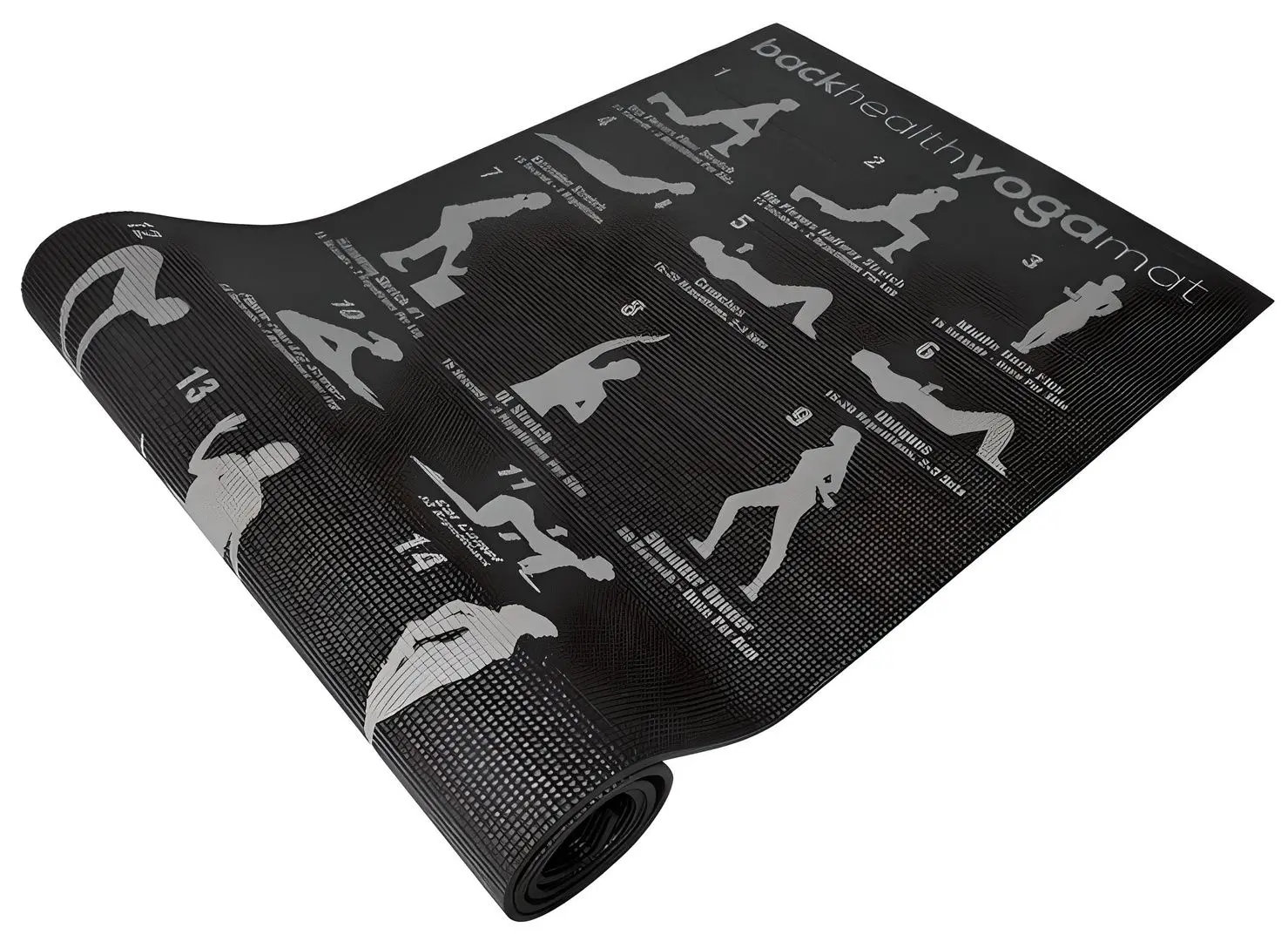 Covoras pentru yoga Yogi Plan F27B (Black)