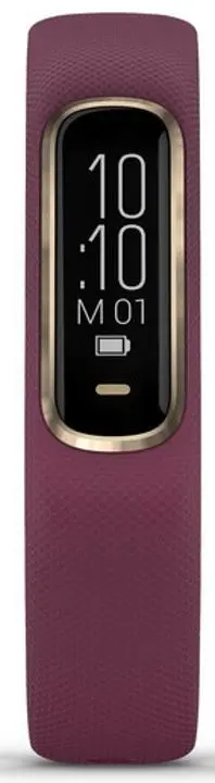 Bratara de fitness Garmin Vivosmart 4 Rose Gold With Berry Band S/M (010-01995-21)