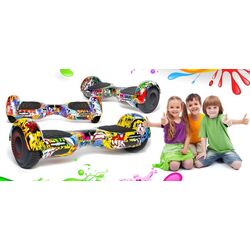 Hoverboard FreeWheel Complete Lite (Graffiti Yellow) Thumb