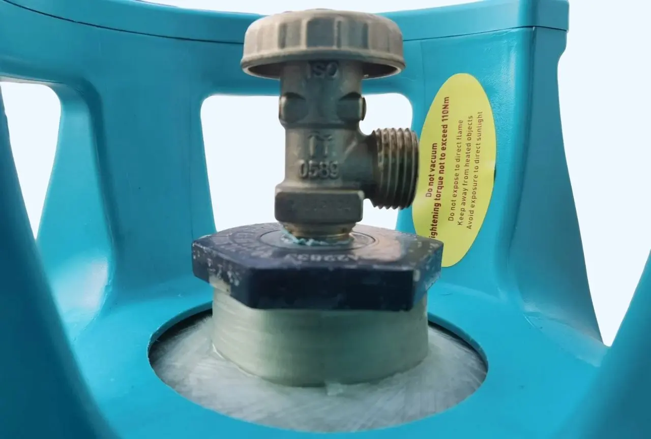 Баллон газовый композитный Detoolz DZ-CB103 (Turquoise)