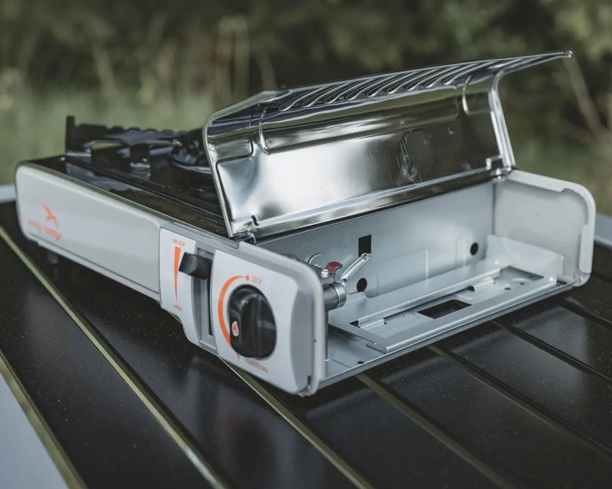 Плита газовая туристическая Easy Camp Tour 680224 (Grey)