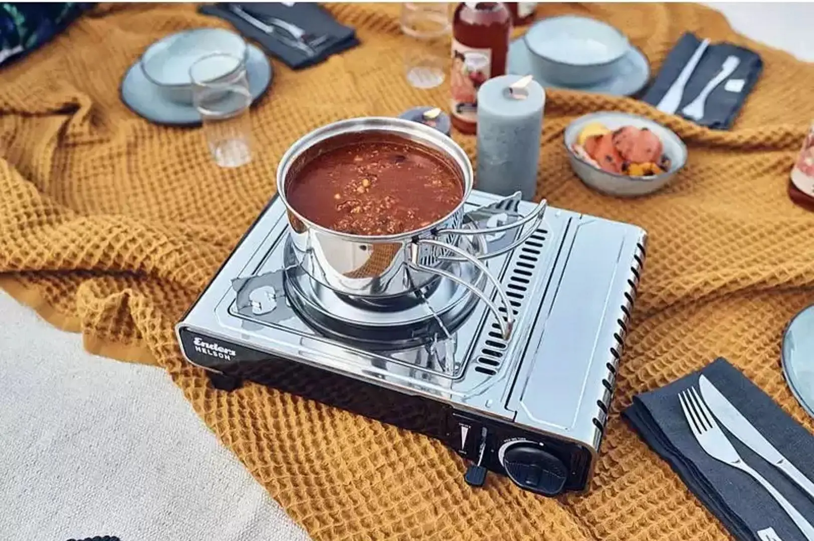 Aragaz pentru camping Enders Nelson 1880 (Inox) - 4