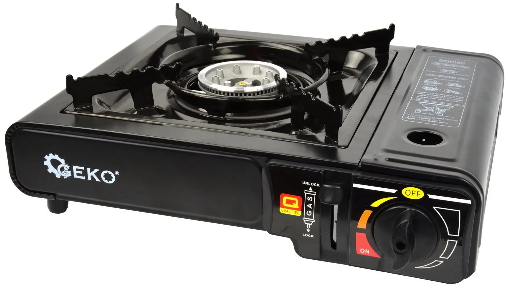 Плита газовая туристическая Geko G80521 (Black) - 5