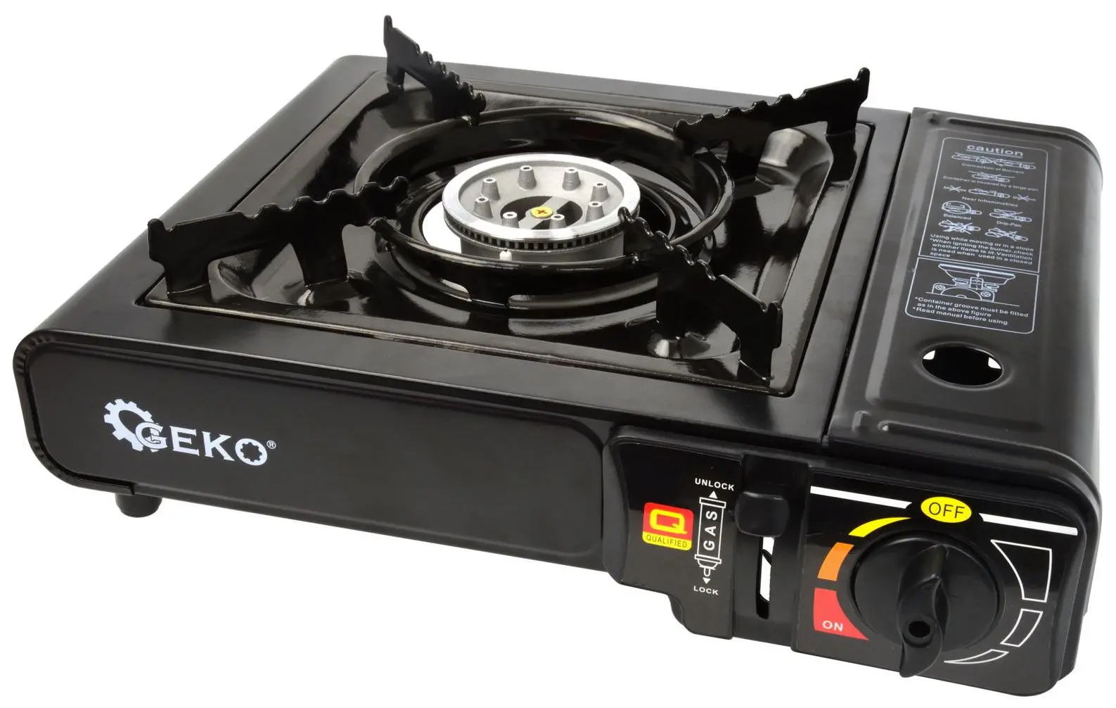 Плита газовая туристическая Geko G80521 (Black) - 6