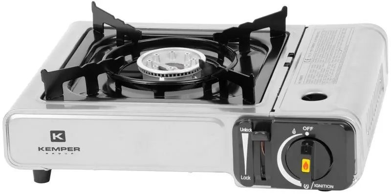 Плита газовая туристическая Kemper 2172584 (Silver)