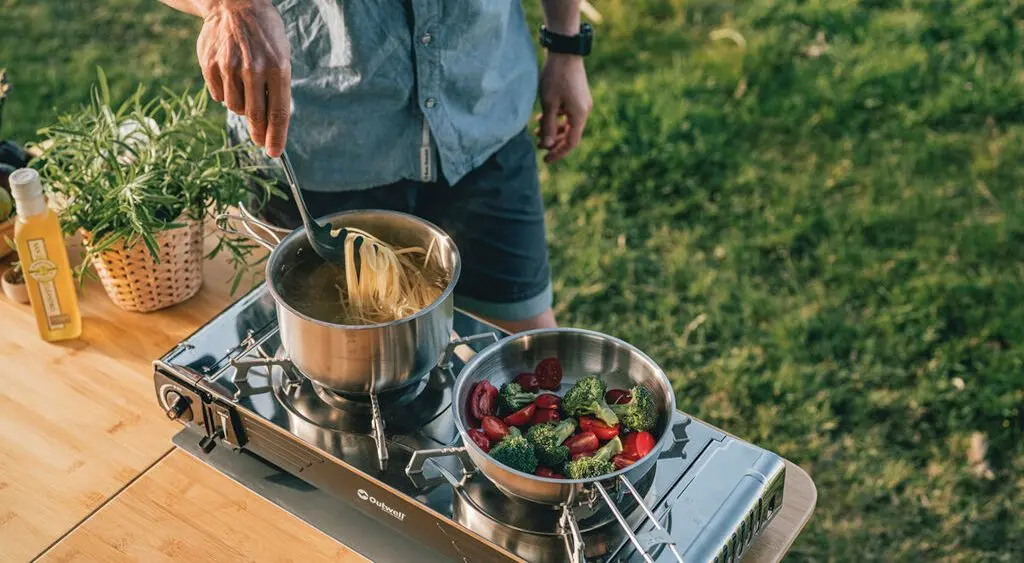 Плита газовая туристическая Outwell Appetizer Maxi (Grey/Black)