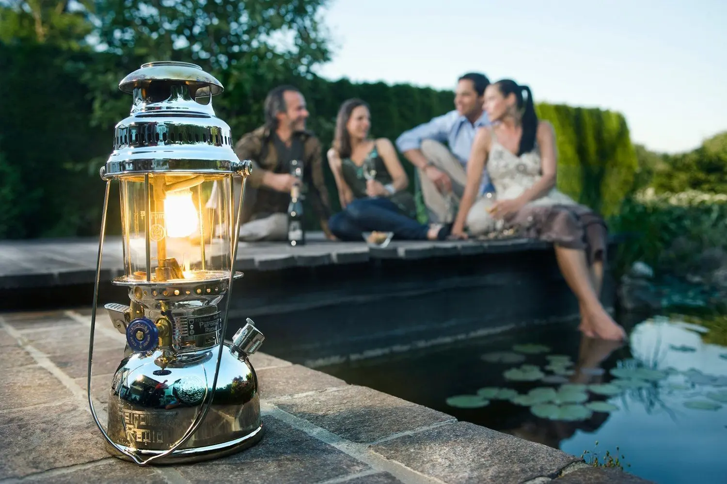 Lampa de camping Petromax 500 HK (Chrome)