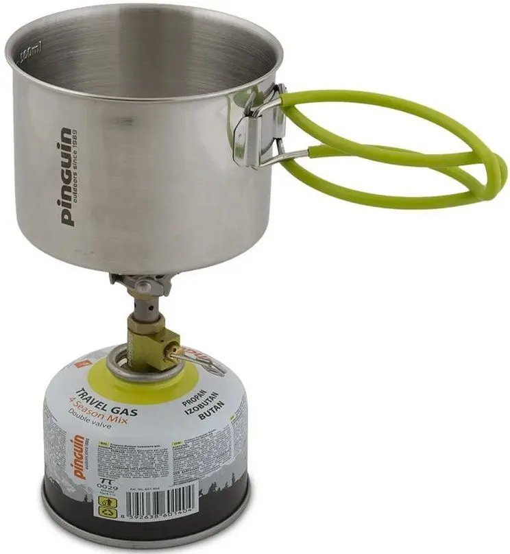 Газовая горелка Pinguin Atom Titan (Green/Grey) - 4