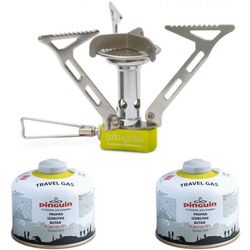 Комплект газовый кемпинг Pinguin Hiker + Travel Gas 230g