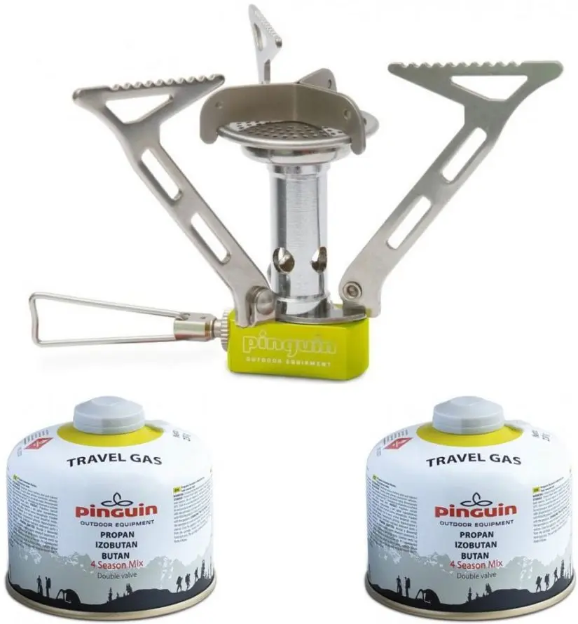 Комплект газовый кемпинг Pinguin Hiker + Travel Gas 230g