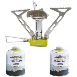 Комплект газовый кемпинг Pinguin Hiker + Travel Gas 450g