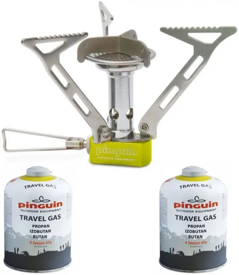 Комплект газовый кемпинг Pinguin Hiker + Travel Gas 450g