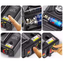 Aragaz portabil Totokita Camping 33x28cm Set (Black) Thumb