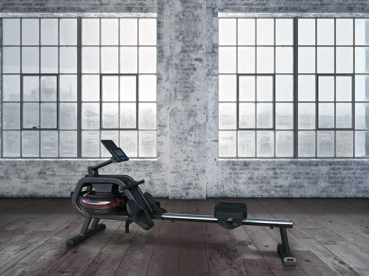 Aparat de vaslit cu apa Body Coach Gold Coast Rower 28676 (Black)