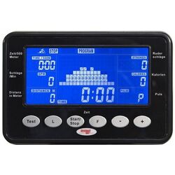 Гребной тренажер Christopeit Sport Como (Black) Thumb