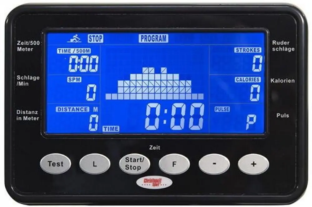 Гребной тренажер Christopeit Sport Como (Black)