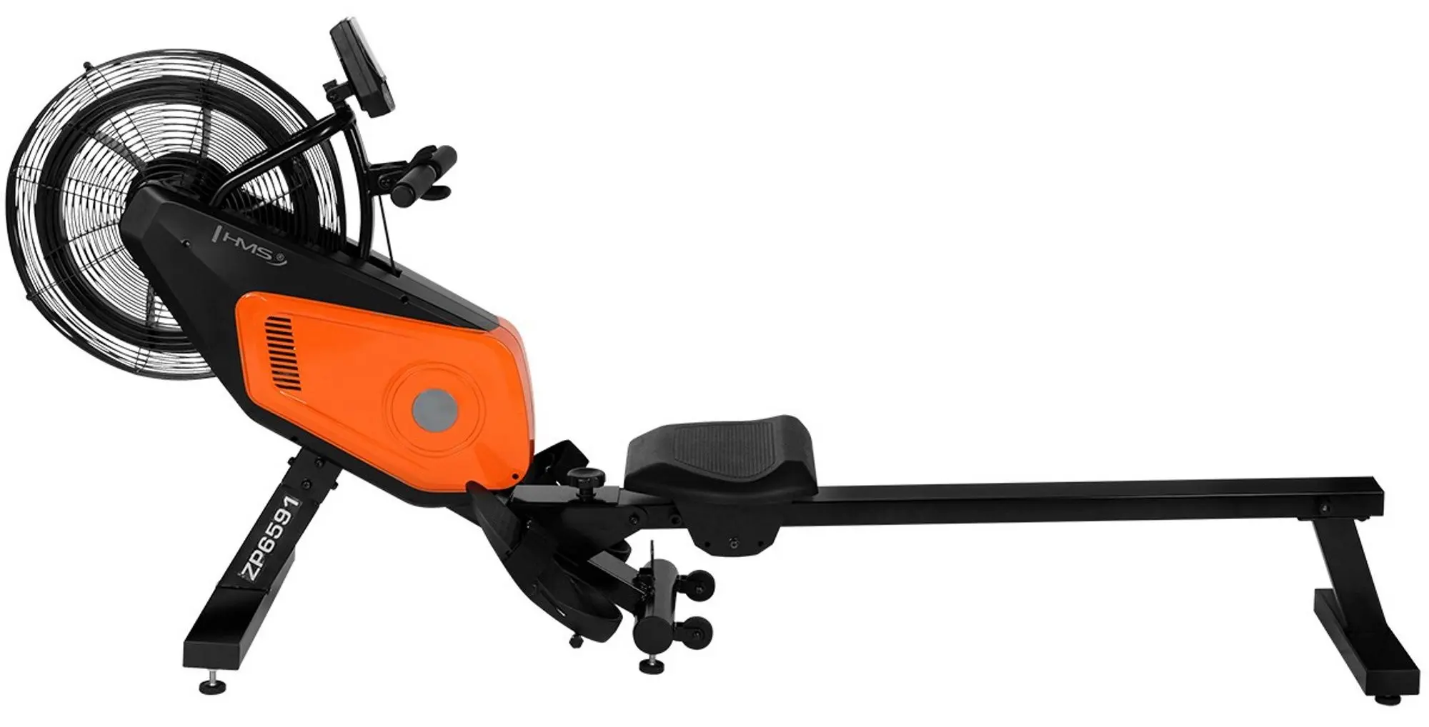 Гребной тренажер HMS ZP6591 (Black/Orange)