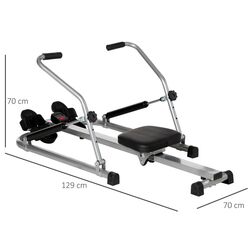 Гребной тренажер Homcom A90-276 (Grey/Black) Thumb