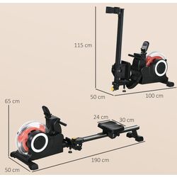 Гребной тренажер Sportnow A90-362V00BK (Black) Thumb