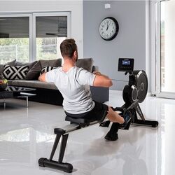 Гребной тренажер Toorx Chrono Line RWX-700 (Black) Thumb