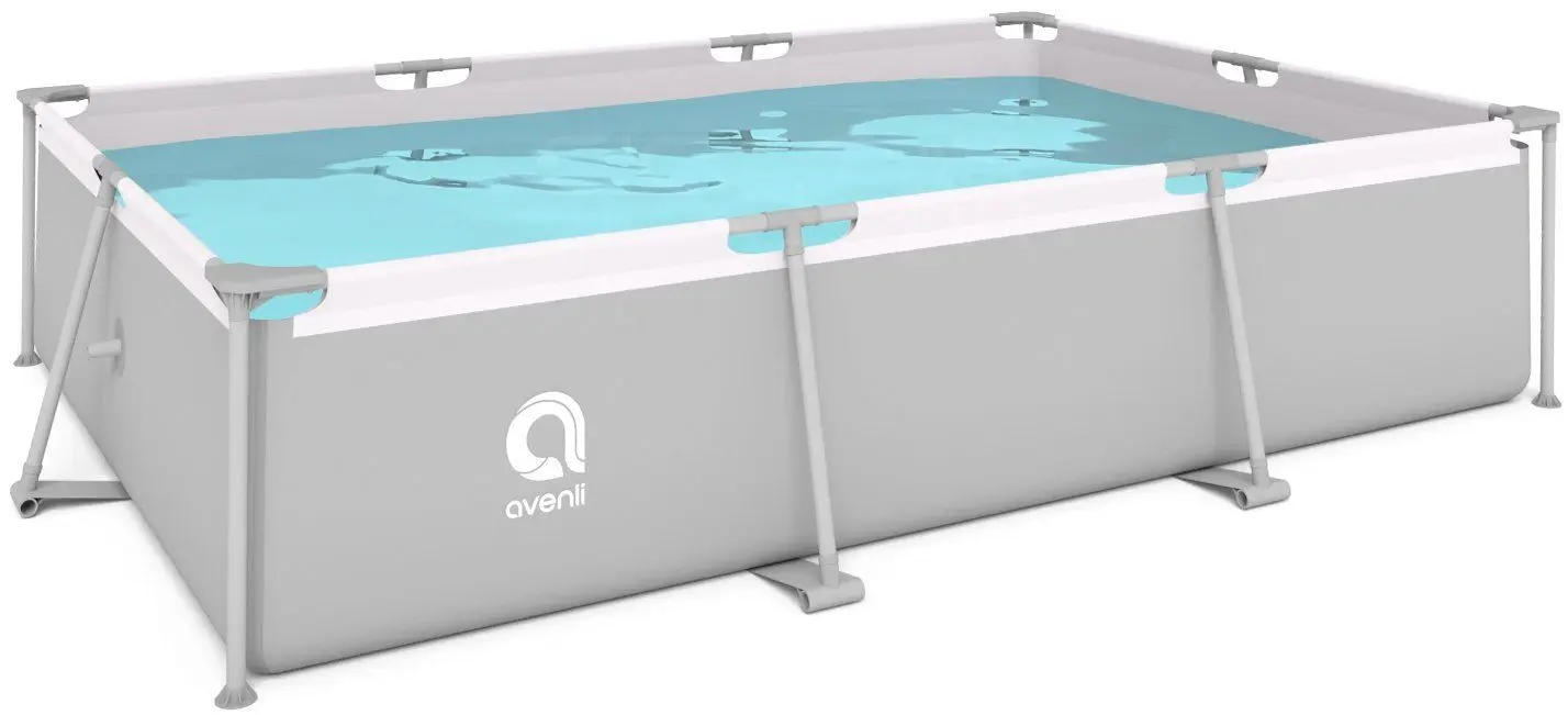 Piscina cu cadru 15in1 Avenli 2815 300x207x65cm (Grey)