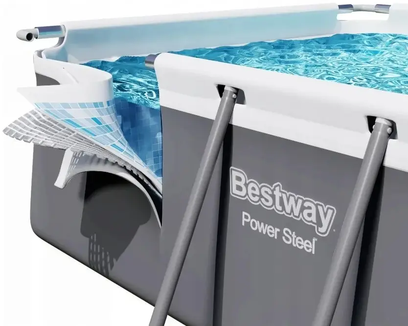 Каркасный бассейн 17в1 Bestway 56441 (Grey) - 4