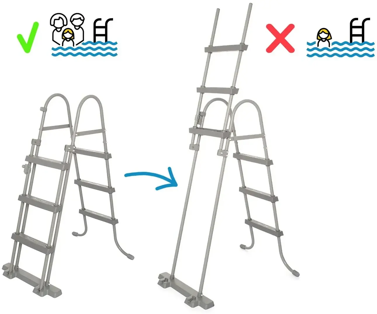 Каркасный бассейн 18в1 Bestway 56448 (Grey) - 6