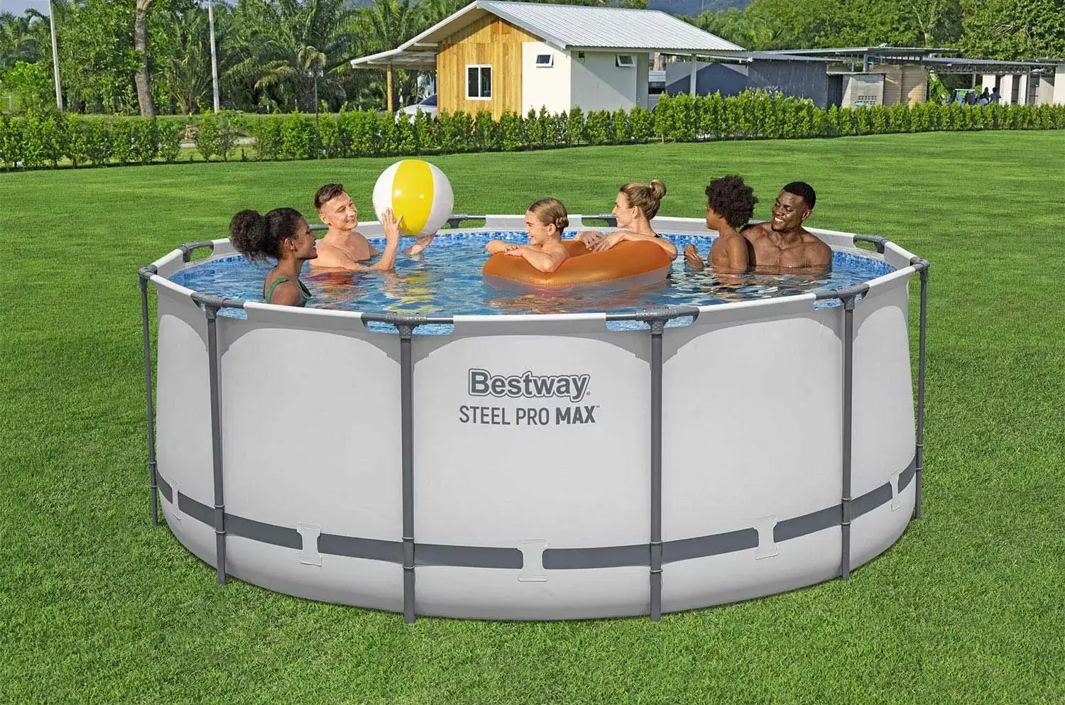 Каркасный бассейн 18в1 Bestway MegaSet 56420-M (White) - 6