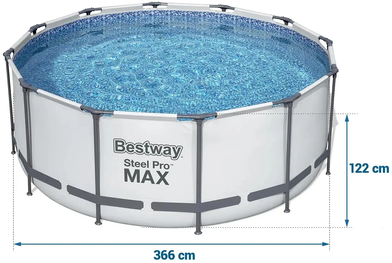 Каркасный бассейн 18в1 Bestway MegaSet 56420 (White) - 3