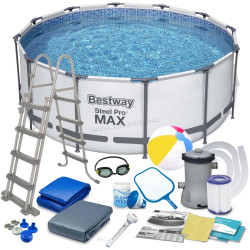 Каркасный бассейн 18в1 Bestway MegaSet 56420 (White)