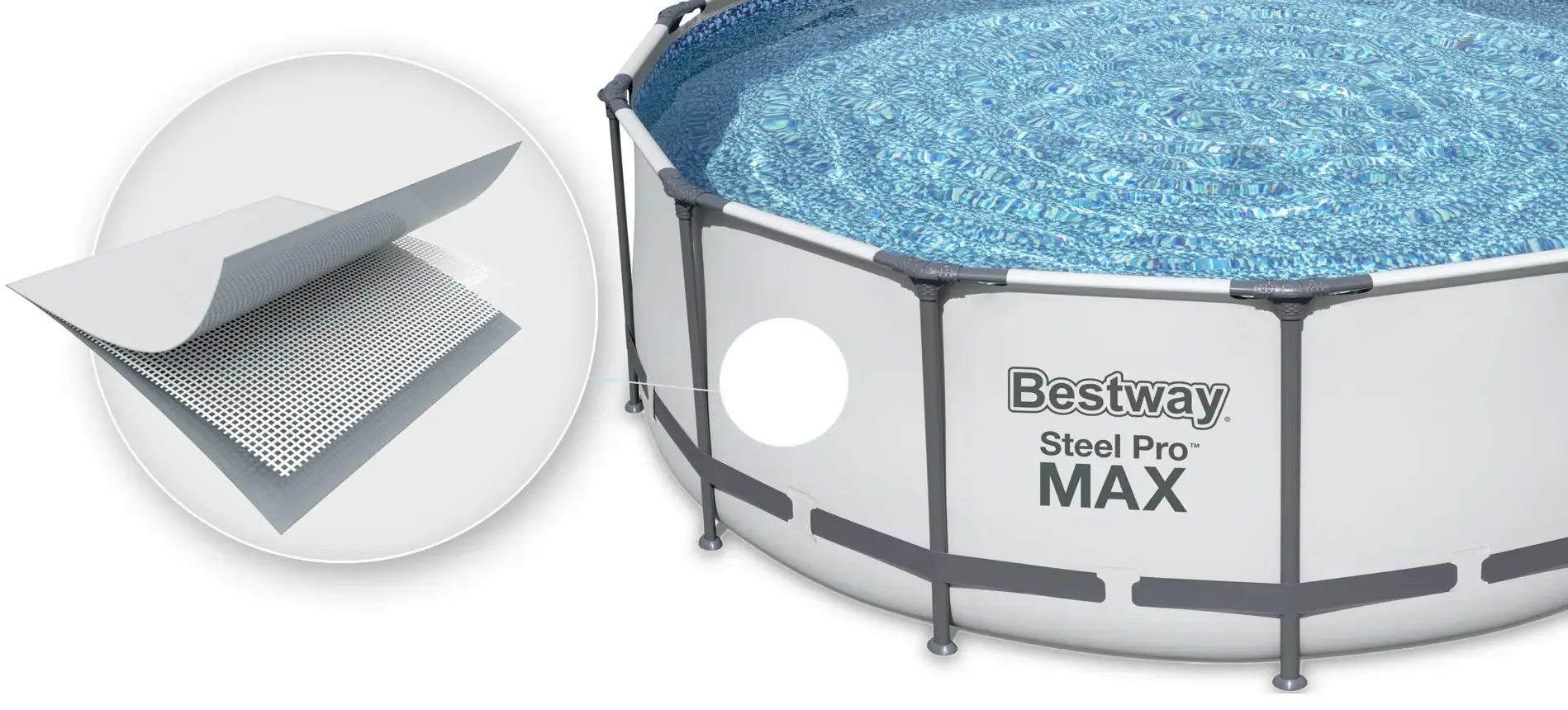 Каркасный бассейн 18в1 Bestway MegaSet 56420 (White) - 8