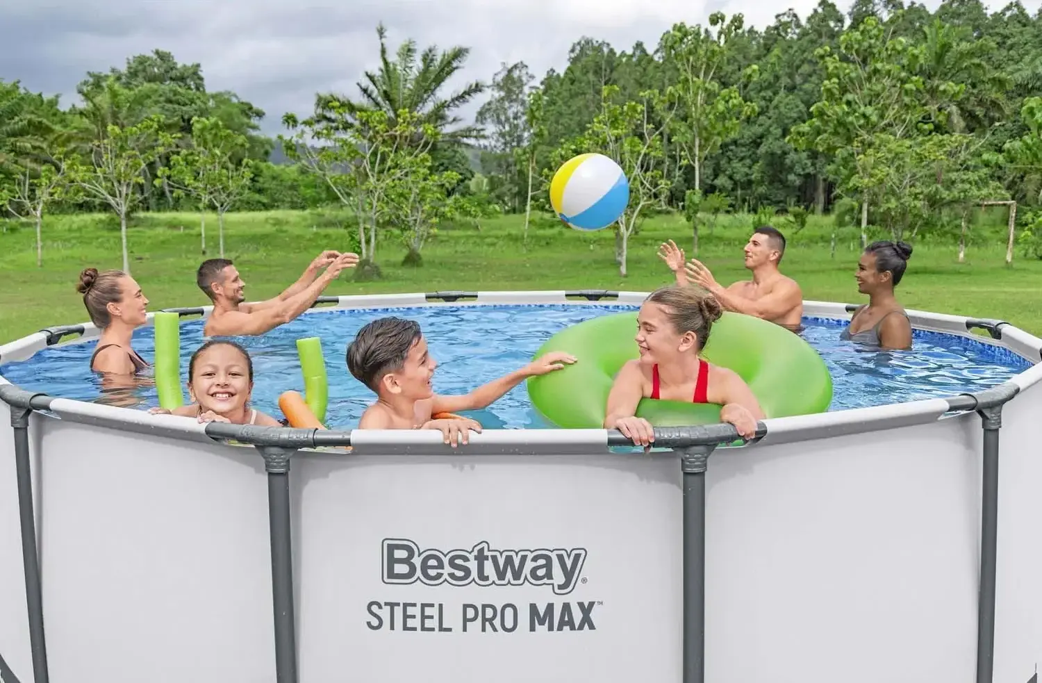 Каркасный бассейн 19в1 Bestway 5612X (White) - 14