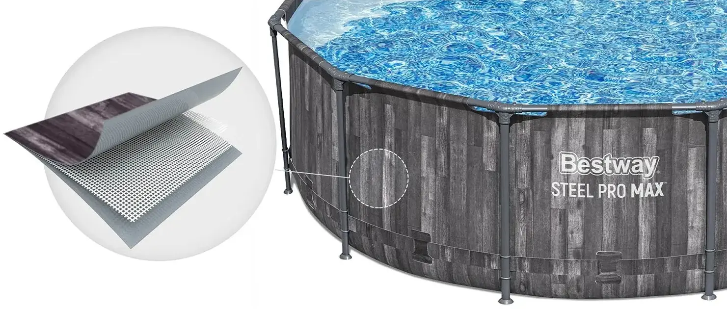 Каркасный бассейн Bestway 5614X (Grey) - 11