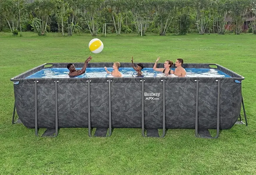 Piscina cu cadru Bestway APX 365 561KABW (Grey/Blue) - 2