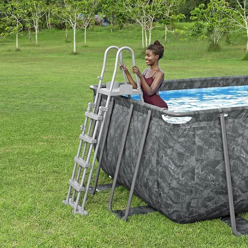 Piscina cu cadru Bestway APX 365 561KABW (Grey/Blue) - 8