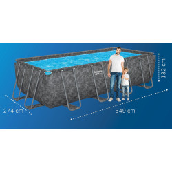 Piscina cu cadru Bestway APX365 (Grey) Thumb