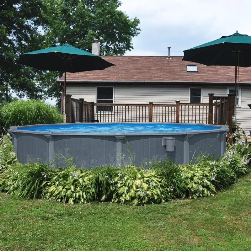 Piscina cu cadru Bestway Hydrium 561CUBW (Grey/Blue) - 3