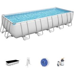 Piscina cu cadru Bestway Power Steel 5612B BW (Grey) Thumb