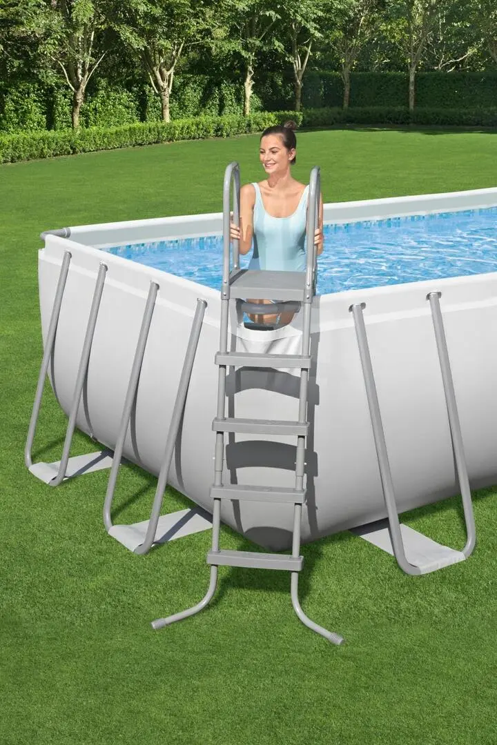 Piscina cu cadru Bestway Power Steel 5612B BW (Grey) - 2