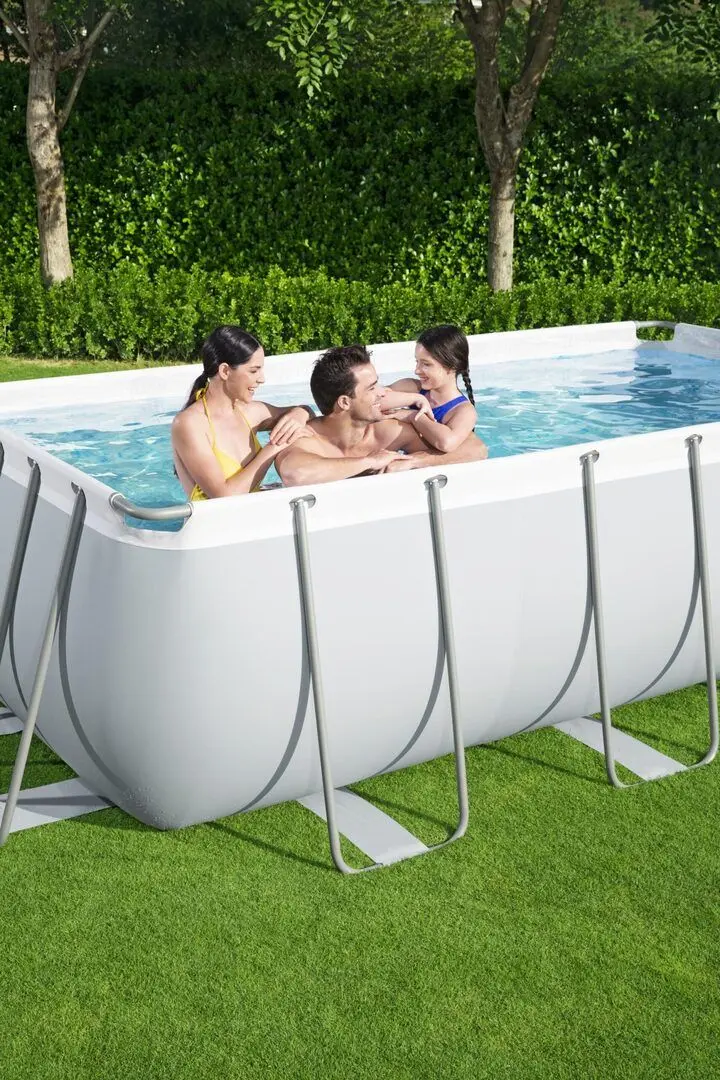 Piscina cu cadru Bestway Power Steel 56442 (Grey)