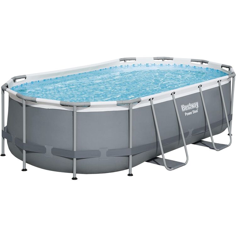Piscina cu cadru Bestway Power Steel 56448 BW (Grey)
