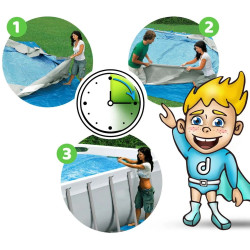 Piscina cu cadru Bestway Power Steel 56465N-17W1 (Grey/Blue) Thumb