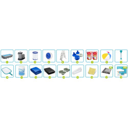Piscina cu cadru Bestway Power Steel 56465N-17W1 (Grey/Blue) Thumb