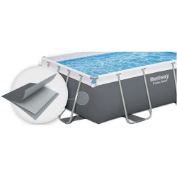 Каркасный бассейн Bestway Power Steel 56629N-15W1 (Grey/Blue) Thumb
