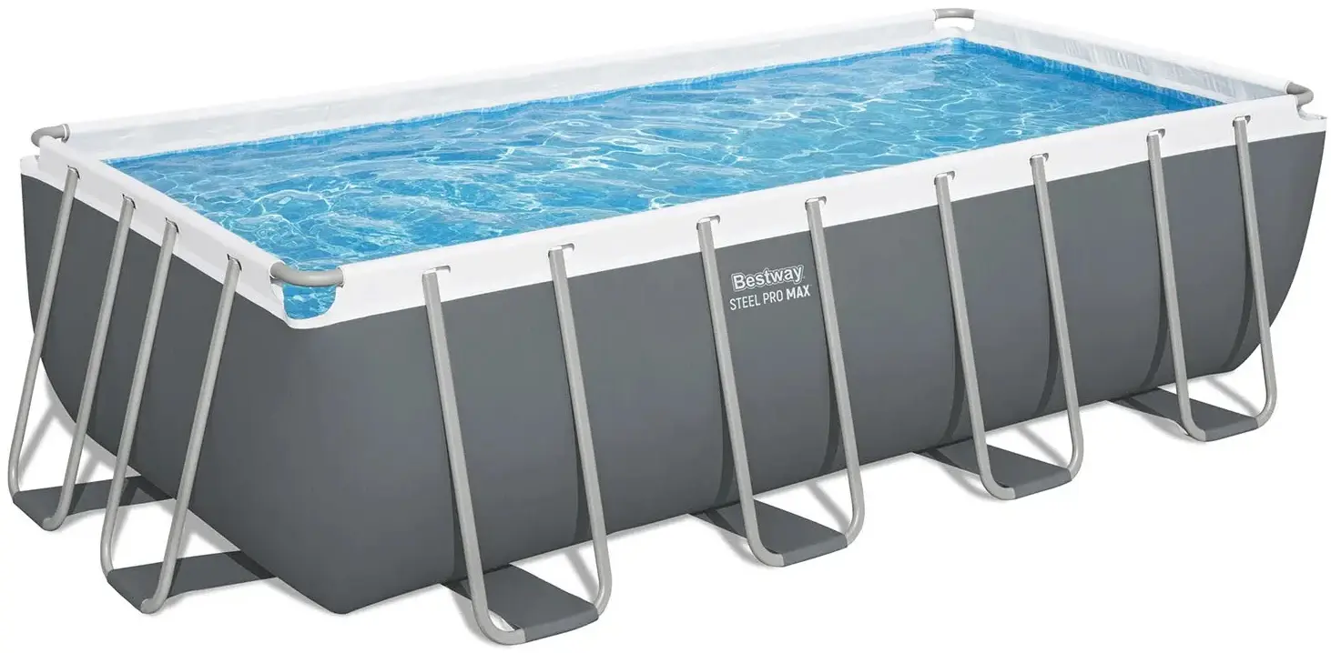 Piscina cu cadru Bestway Power Steel 56671N-17W1 (Grey/Blue) - 2