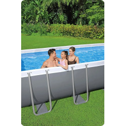 Piscina cu cadru Bestway Power Steel 56671N-17W1 (Grey/Blue) Thumb